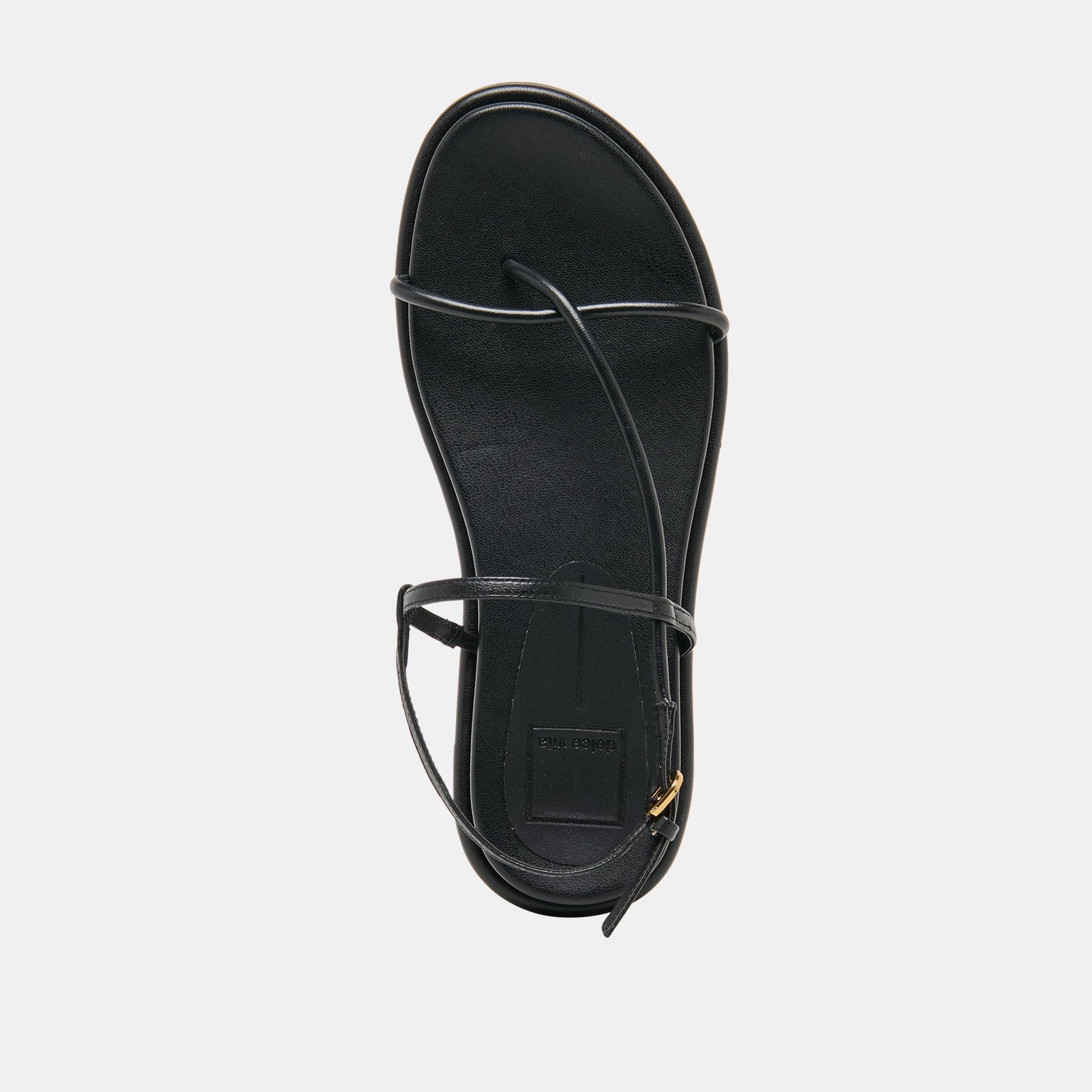 Dom Black Leather Sandals - Dolce Vita