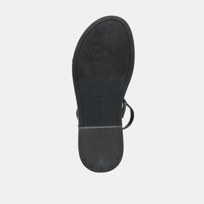 Dom Black Leather Sandals - Dolce Vita