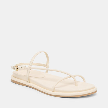 Dom Off White Leather Sandals - Dolce Vita