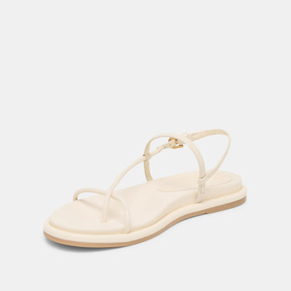 Dom Off White Leather Sandals - Dolce Vita