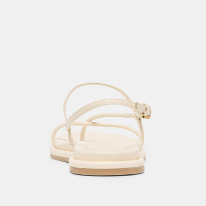 Dom Off White Leather Sandals - Dolce Vita