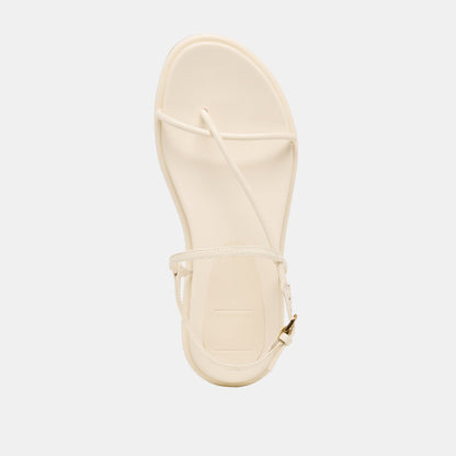 Dom Off White Leather Sandals - Dolce Vita