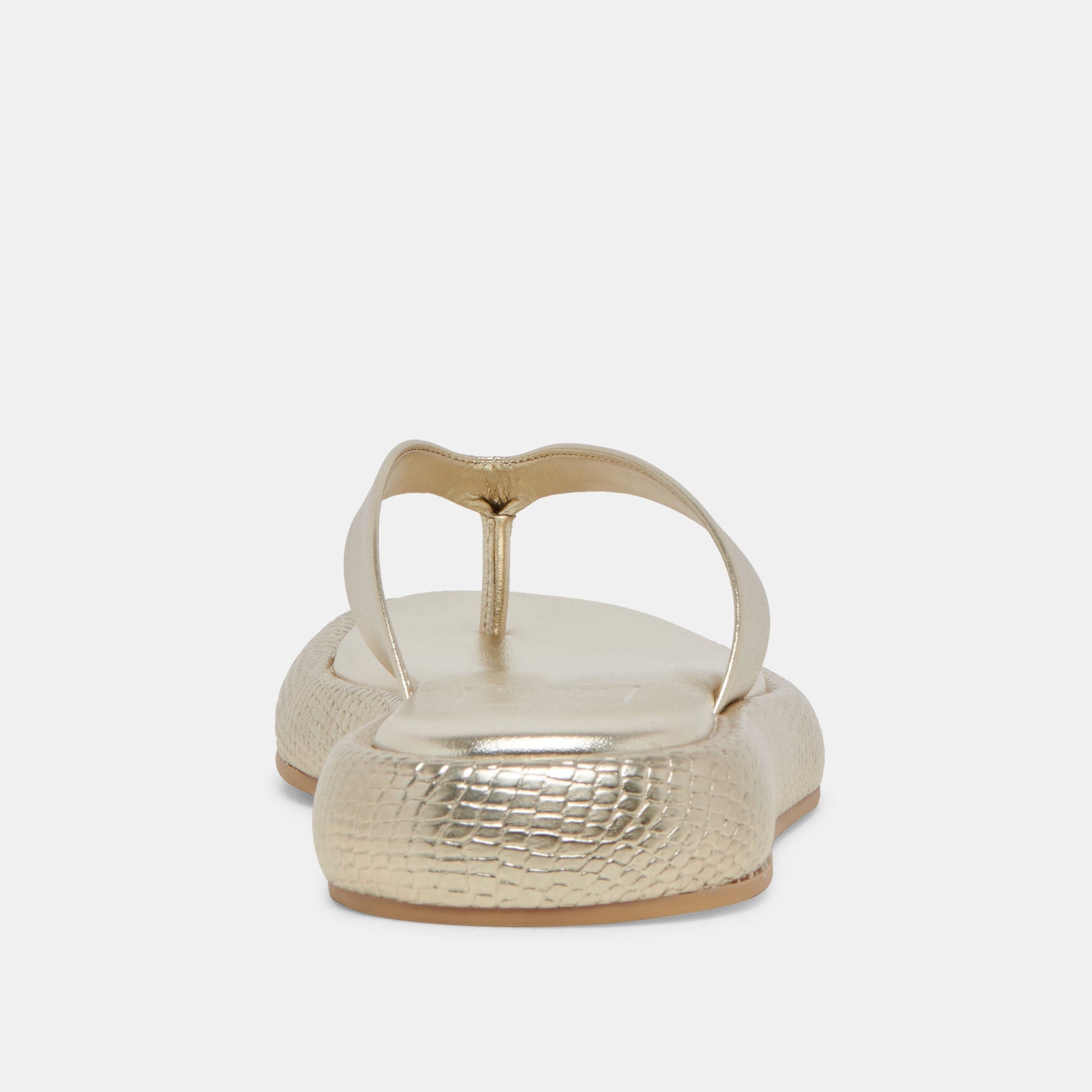 ADIN SANDALS PLATINUM DISTRESSED LEATHER - Dolce Vita