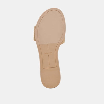 DANNA SANDALS NATURAL RAFFIA - Dolce Vita