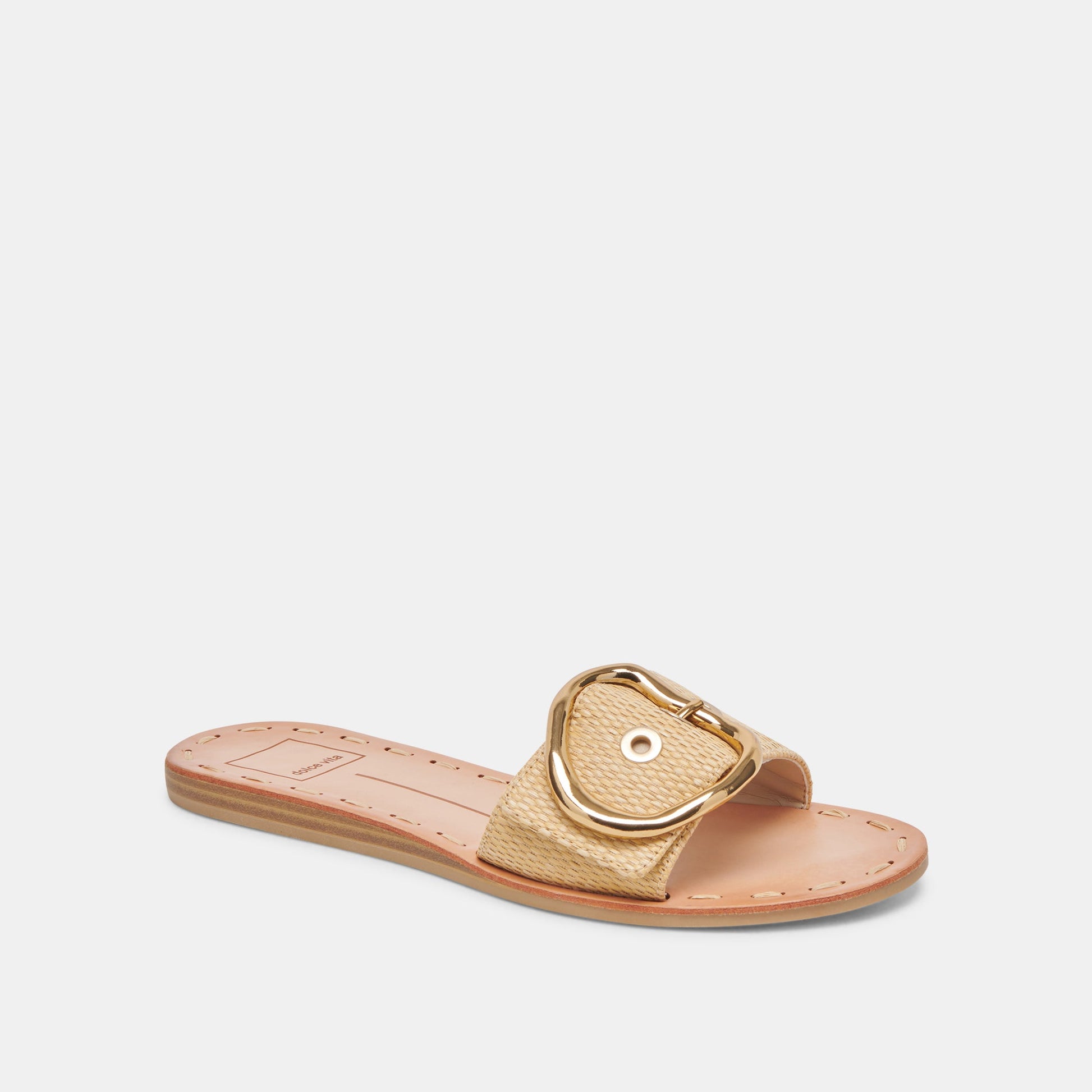 DANNA SANDALS NATURAL RAFFIA - Dolce Vita