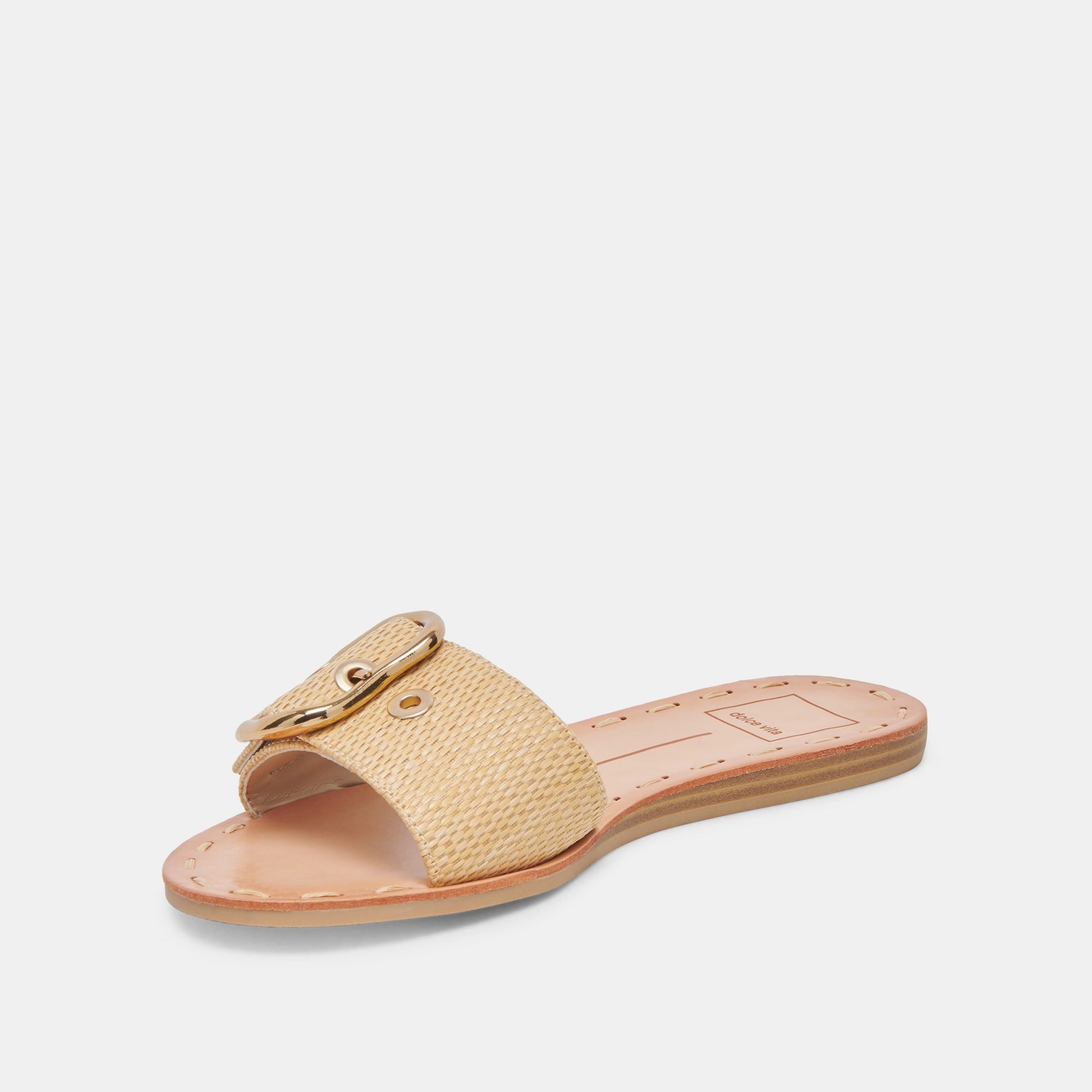 DANNA SANDALS NATURAL RAFFIA - Dolce Vita