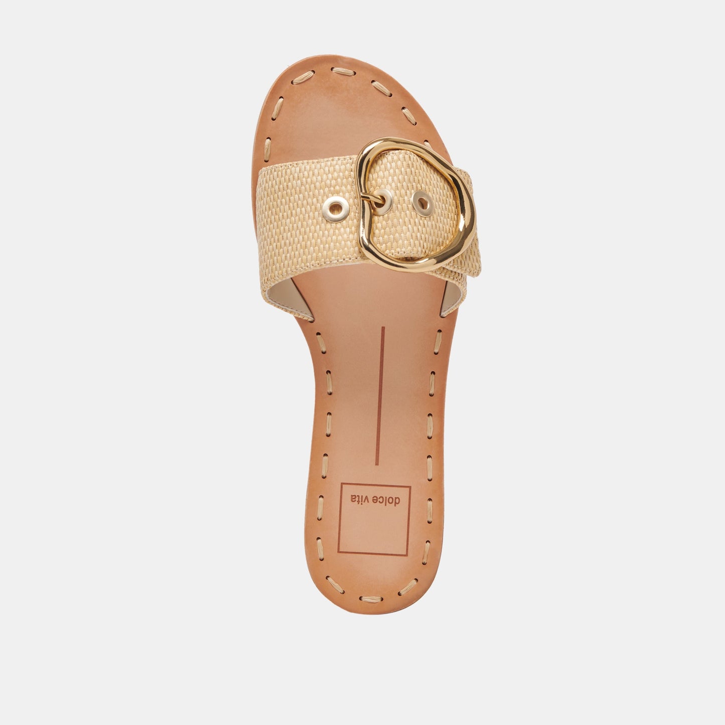 DANNA SANDALS NATURAL RAFFIA - Dolce Vita