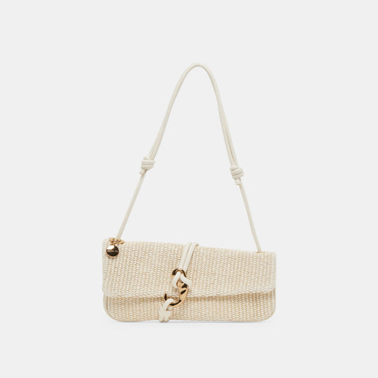 Alice Natural Raffia Shoulder Bag - Dolce Vita