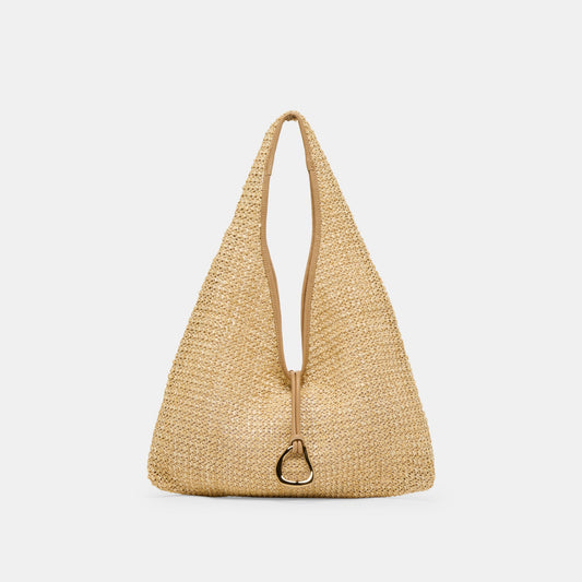 MISSIE TOTE NATURAL RAFFIA - Dolce Vita
