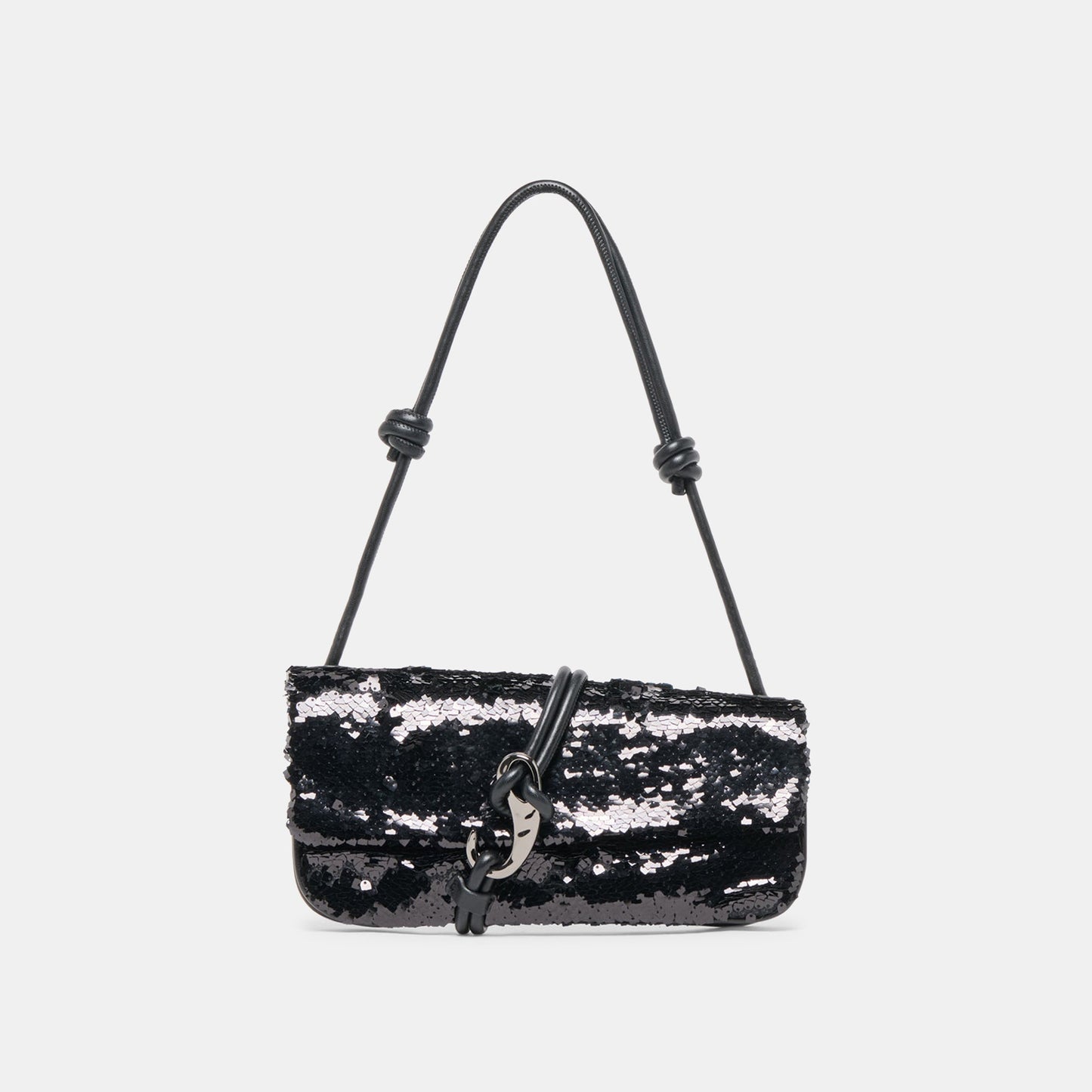 Alice Black Sequin Shoulder Bag - Dolce Vita