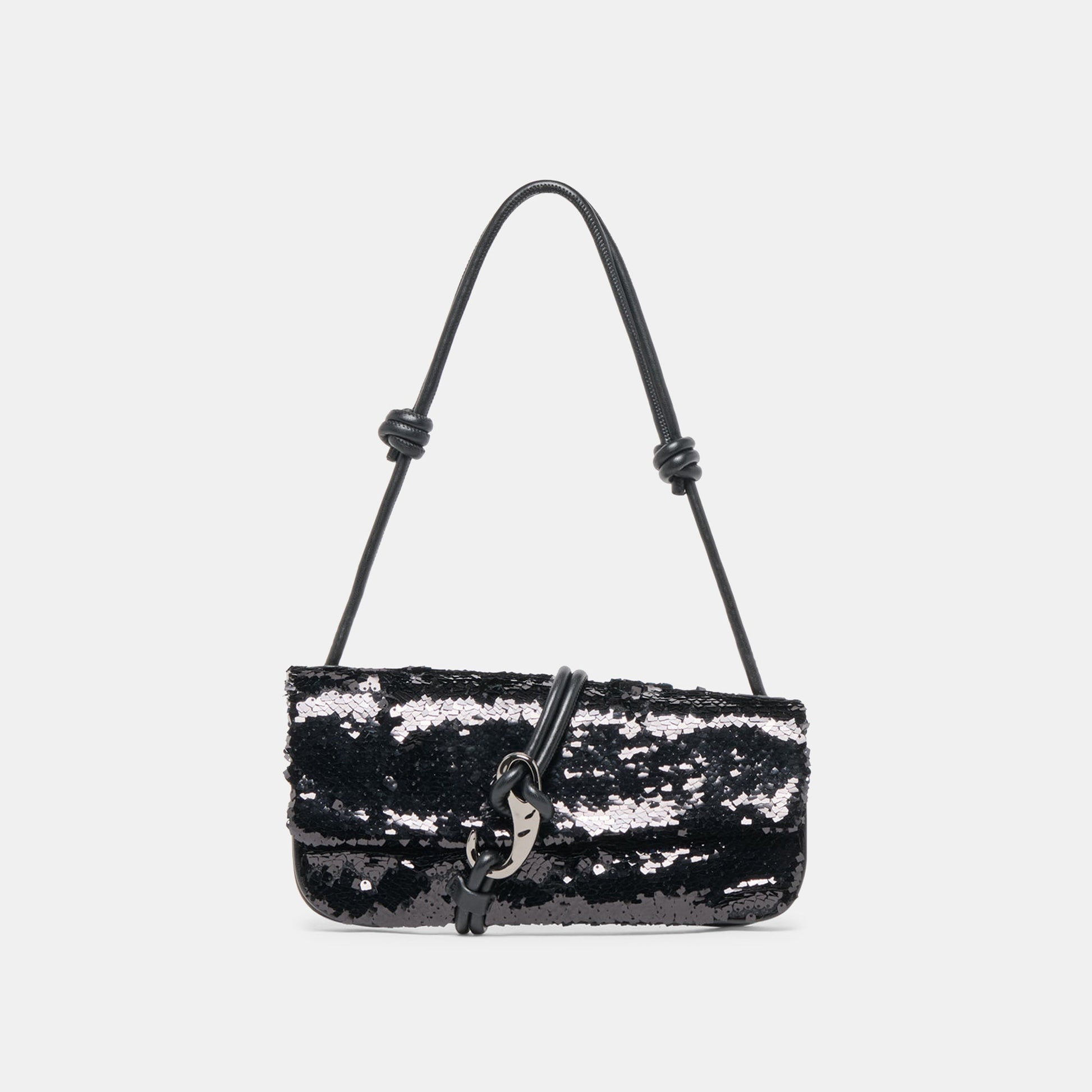 Alice Black Sequin Shoulder Bag - Dolce Vita