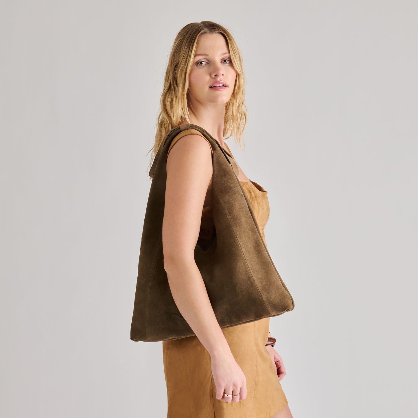 Marie Olive Suede Tote - Dolce Vita