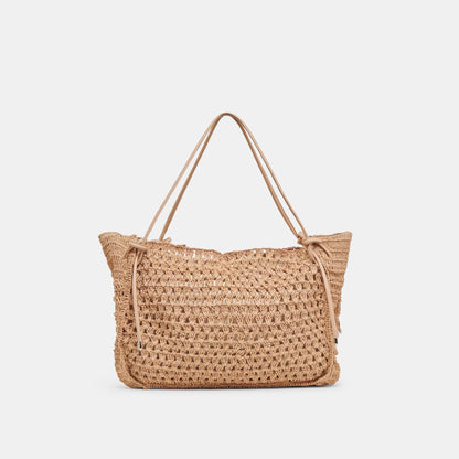 Ravello Natural Raffia Tote - Dolce Vita