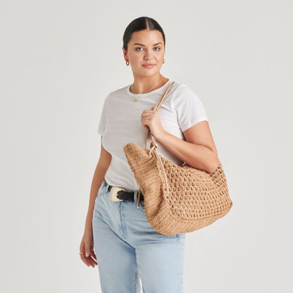 Ravello Natural Raffia Tote - Dolce Vita