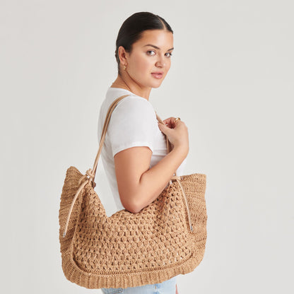 Ravello Natural Raffia Tote - Dolce Vita