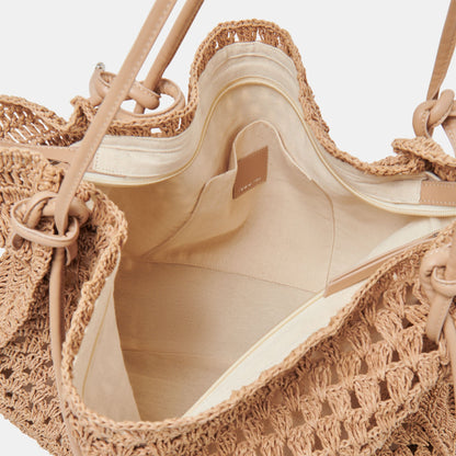 Ravello Natural Raffia Tote - Dolce Vita