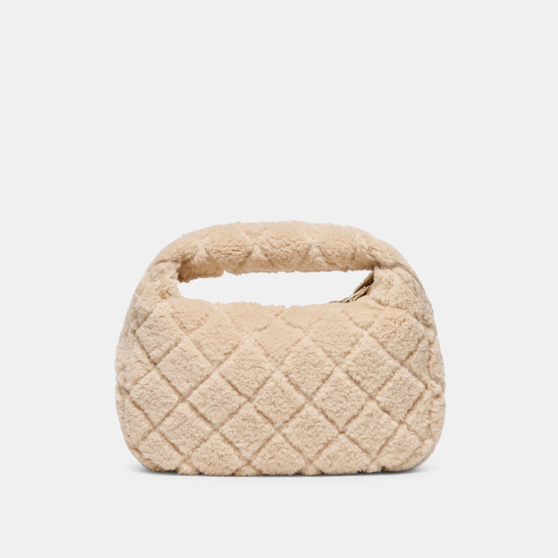 Frankie Natural Plush Handbag - Dolce Vita
