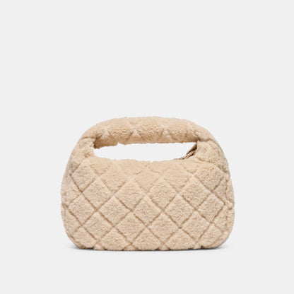 Frankie Natural Plush Handbag - Dolce Vita
