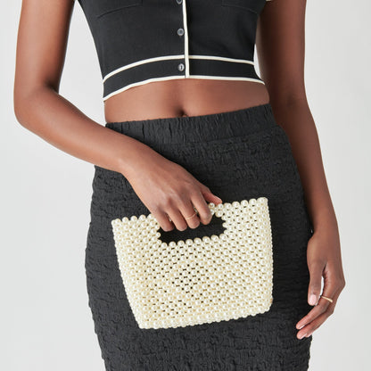 LINZY HANDBAG PEARL - Dolce Vita