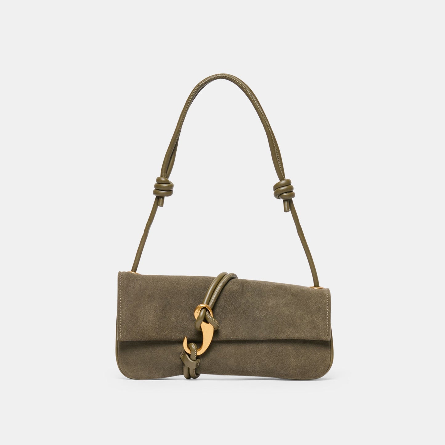 Alice Olive Suede Shoulder Bag - Dolce Vita