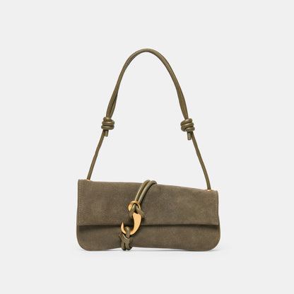 Alice Olive Suede Shoulder Bag - Dolce Vita
