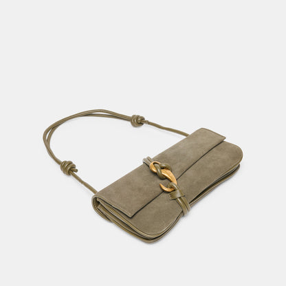 Alice Olive Suede Shoulder Bag - Dolce Vita