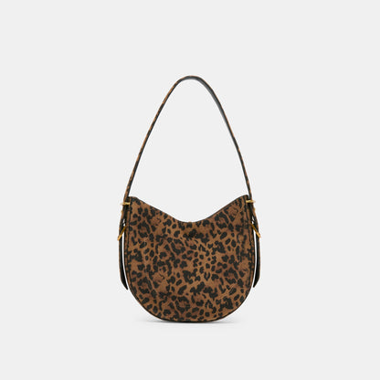 Bree Leopard Suede Shoulder Bag - Dolce Vita