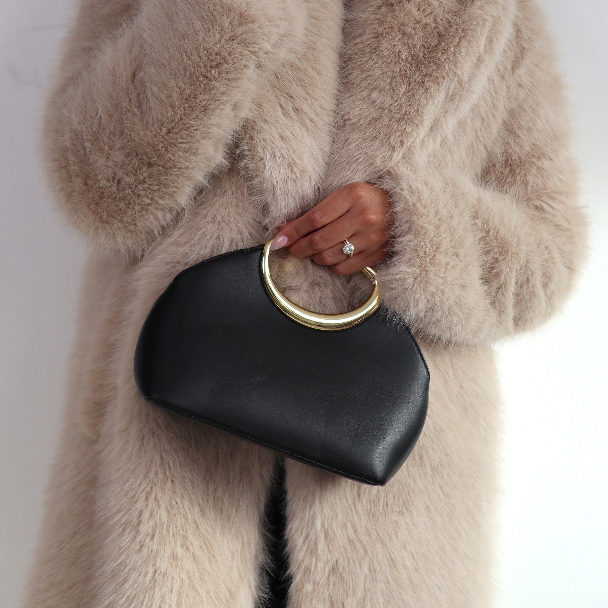 Alina Black Stella Handbag - Dolce Vita