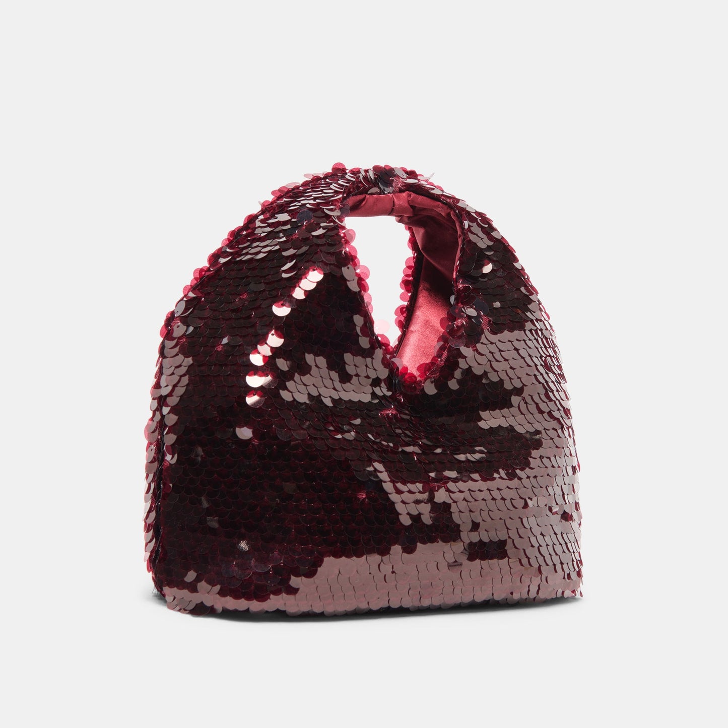 Dahlia Sequin Burgundy Sequin Handbag - Dolce Vita