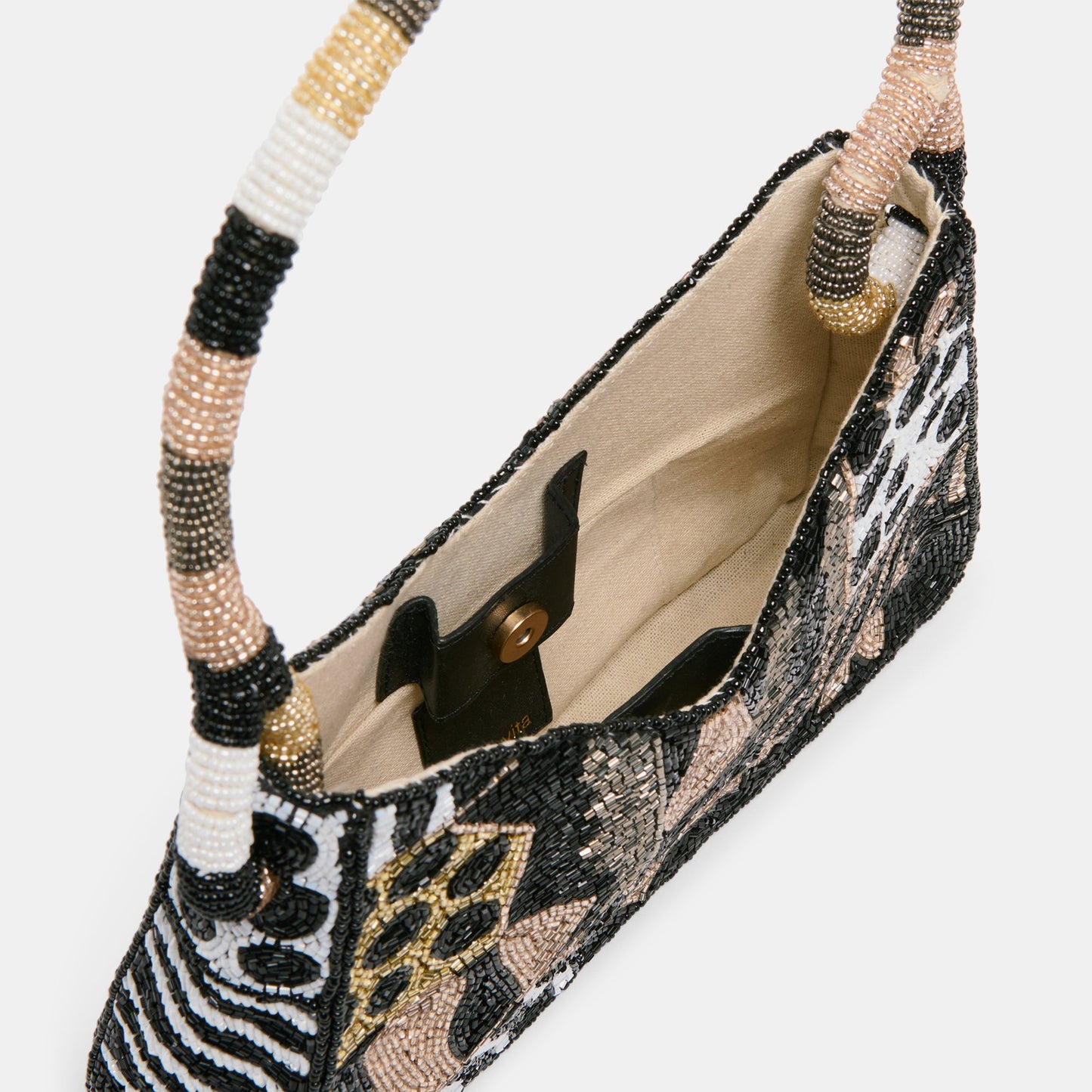 Amelia Dark Multi Beaded Shoulder Bag - Dolce Vita