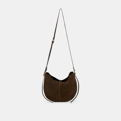 Bennett Espresso Suede Crossbody - Dolce Vita