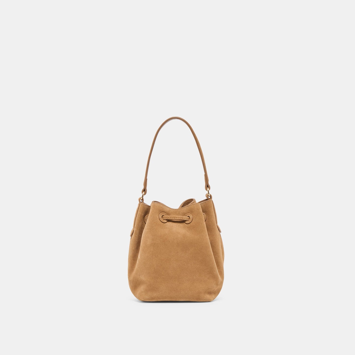 Amaru Brown Suede Crossbody - Dolce Vita