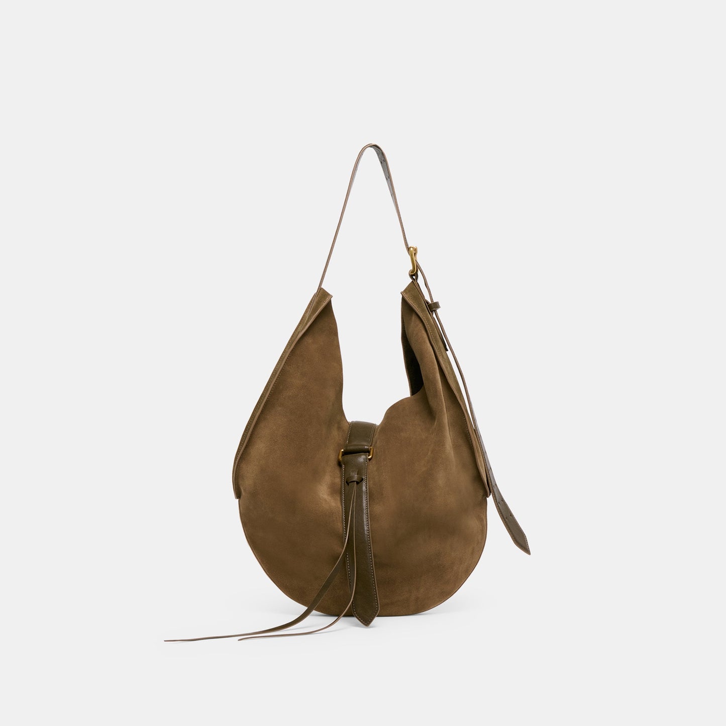 Oakley Olive Suede Tote - Dolce Vita