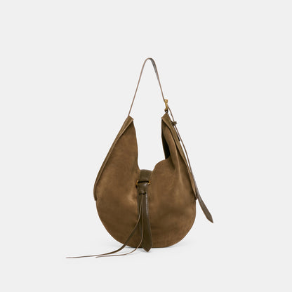Oakley Olive Suede Tote - Dolce Vita