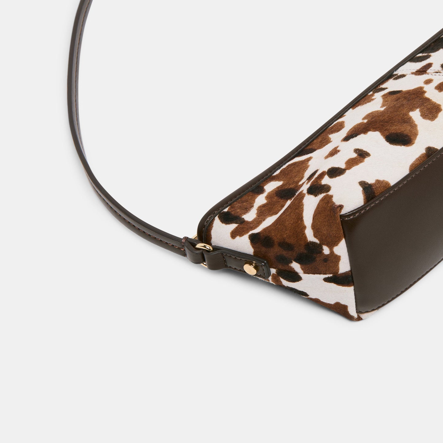 Savaii Cocoa Calf Hair Shoulder Bag - Dolce Vita