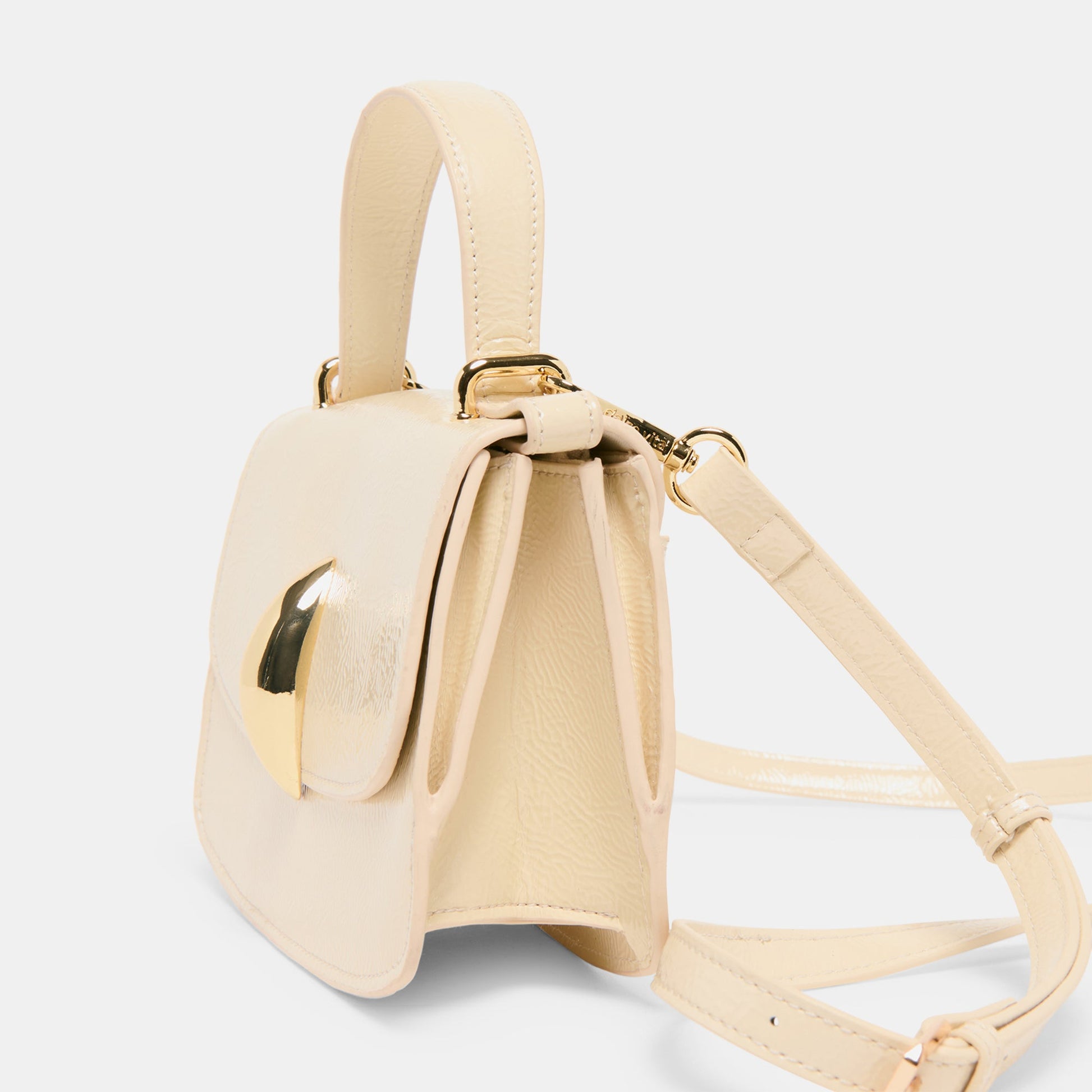 Lucia Creme Crackled Stella Crossbody - Dolce Vita