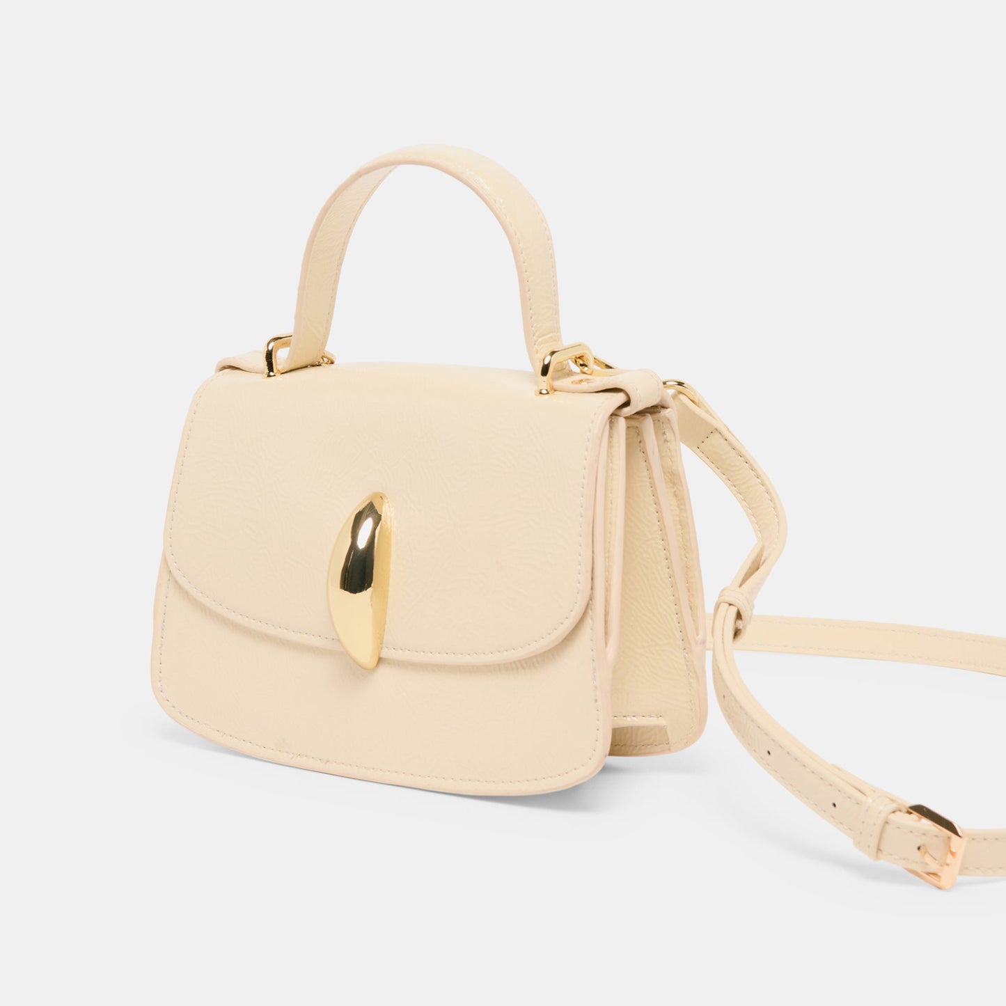 Lucia Creme Crackled Stella Crossbody - Dolce Vita