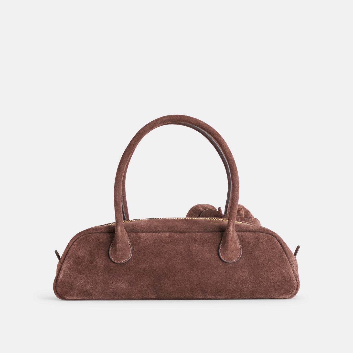Boracay Chocolate Suede Shoulder Bag - Dolce Vita