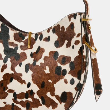 Bree Cocoa Calf Hair Shoulder Bag - Dolce Vita
