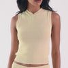 Prya Creme Leather Shoulder Bag - Dolce Vita