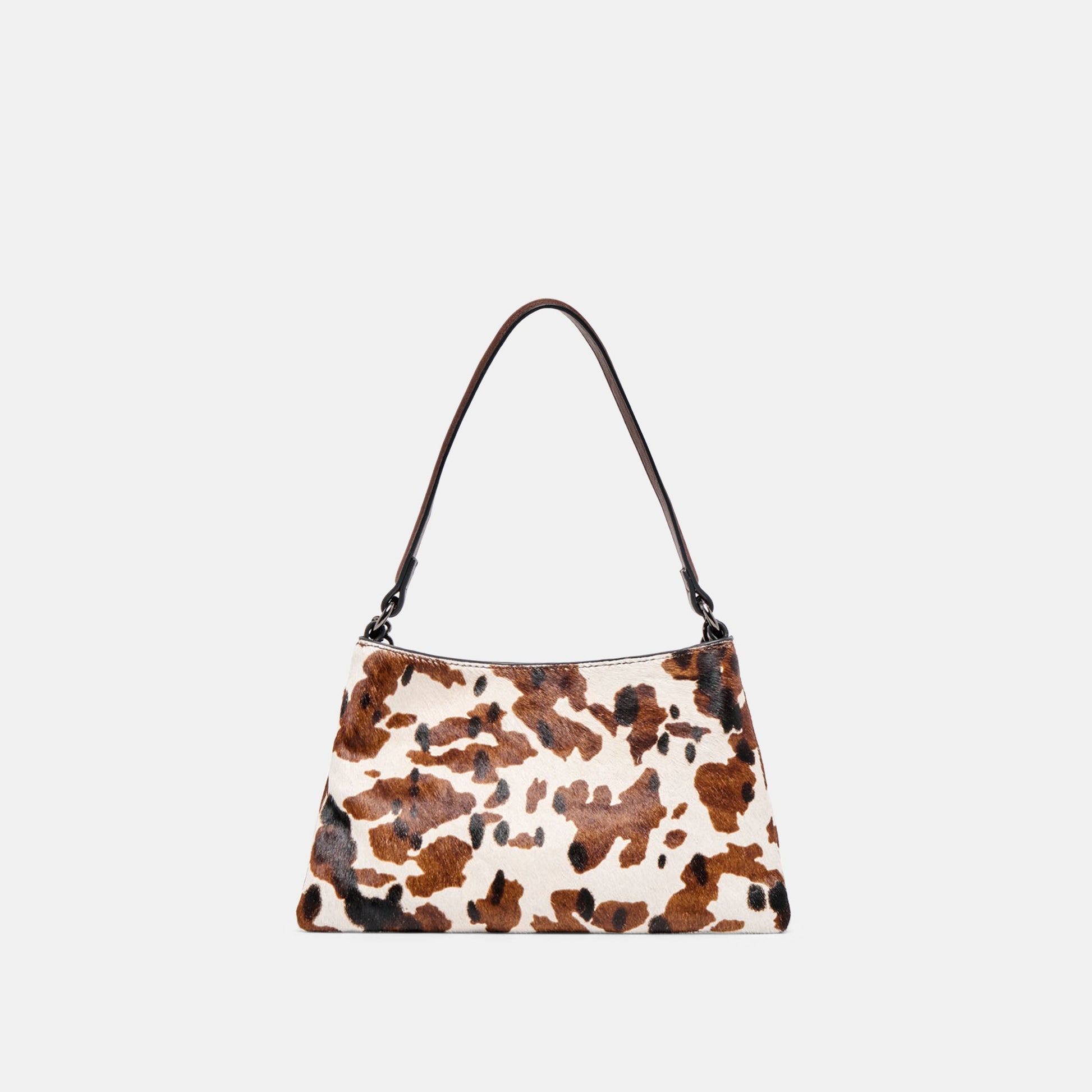 Jagger Cocoa Calf Hair Shoulder Bag - Dolce Vita