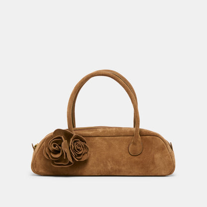 Boracay Brown Suede Shoulder Bag - Dolce Vita