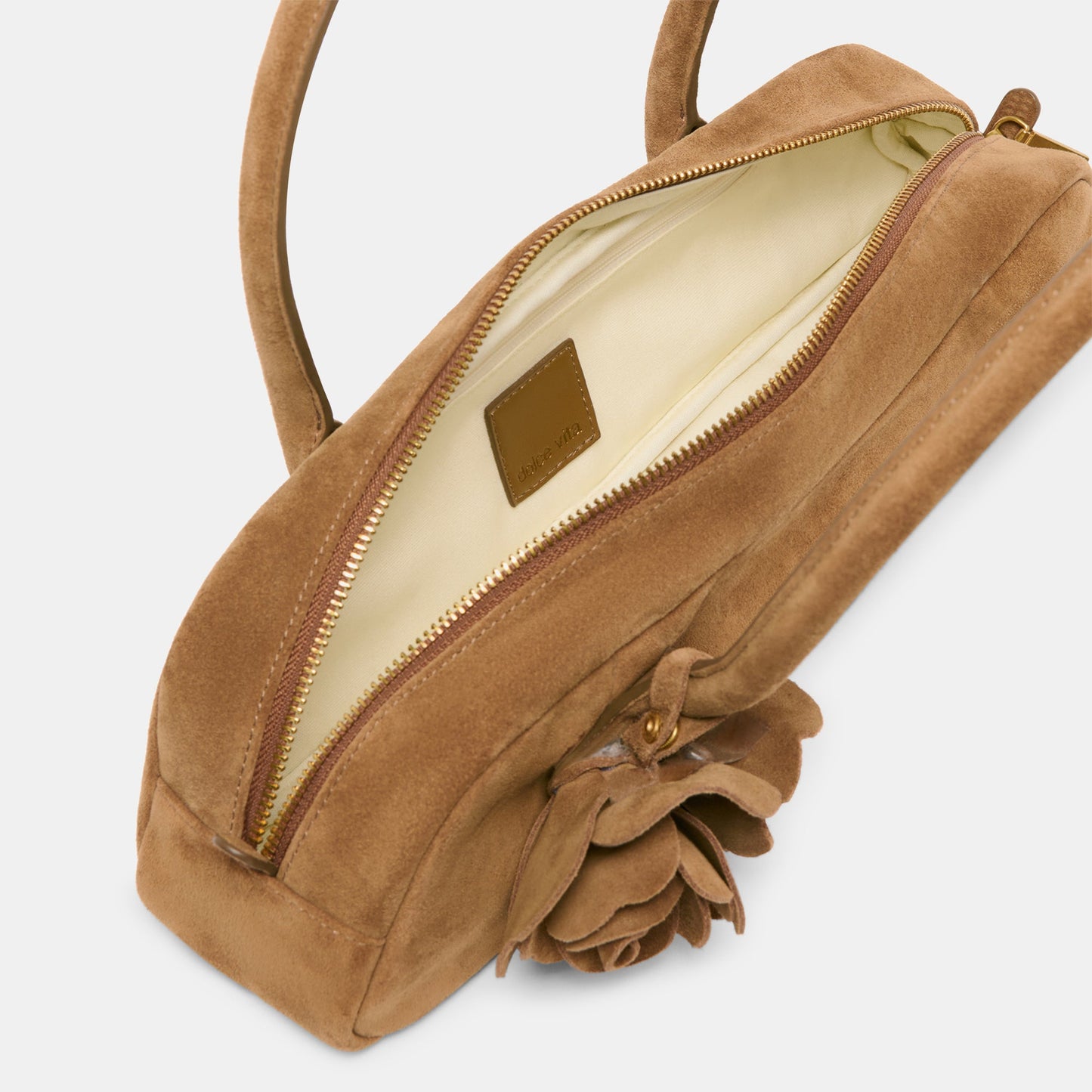 Boracay Brown Suede Shoulder Bag - Dolce Vita