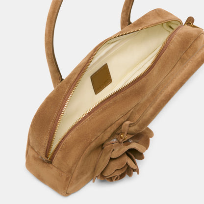 Boracay Brown Suede Shoulder Bag - Dolce Vita