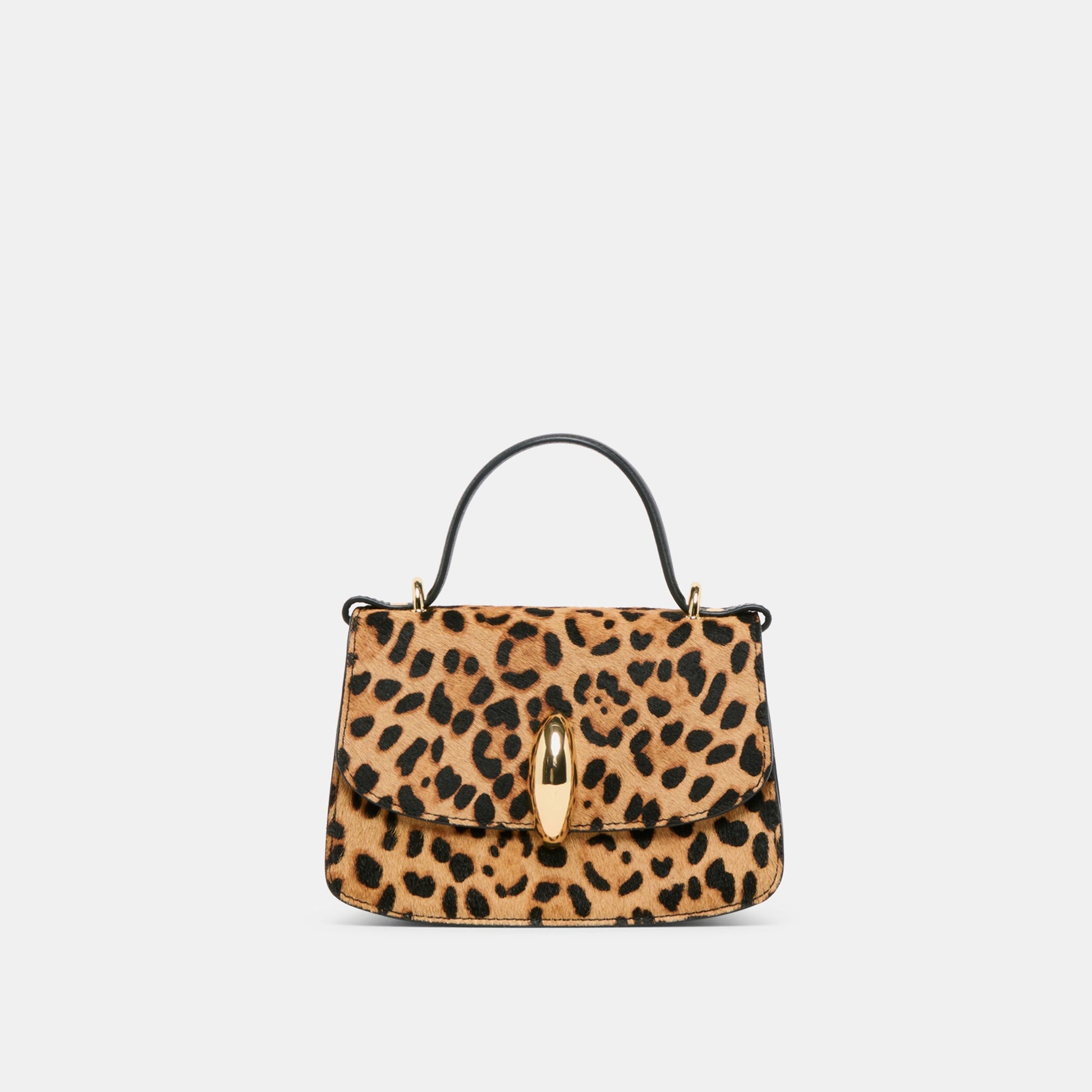 Lucia Leopard Calf Hair Crossbody - Dolce Vita