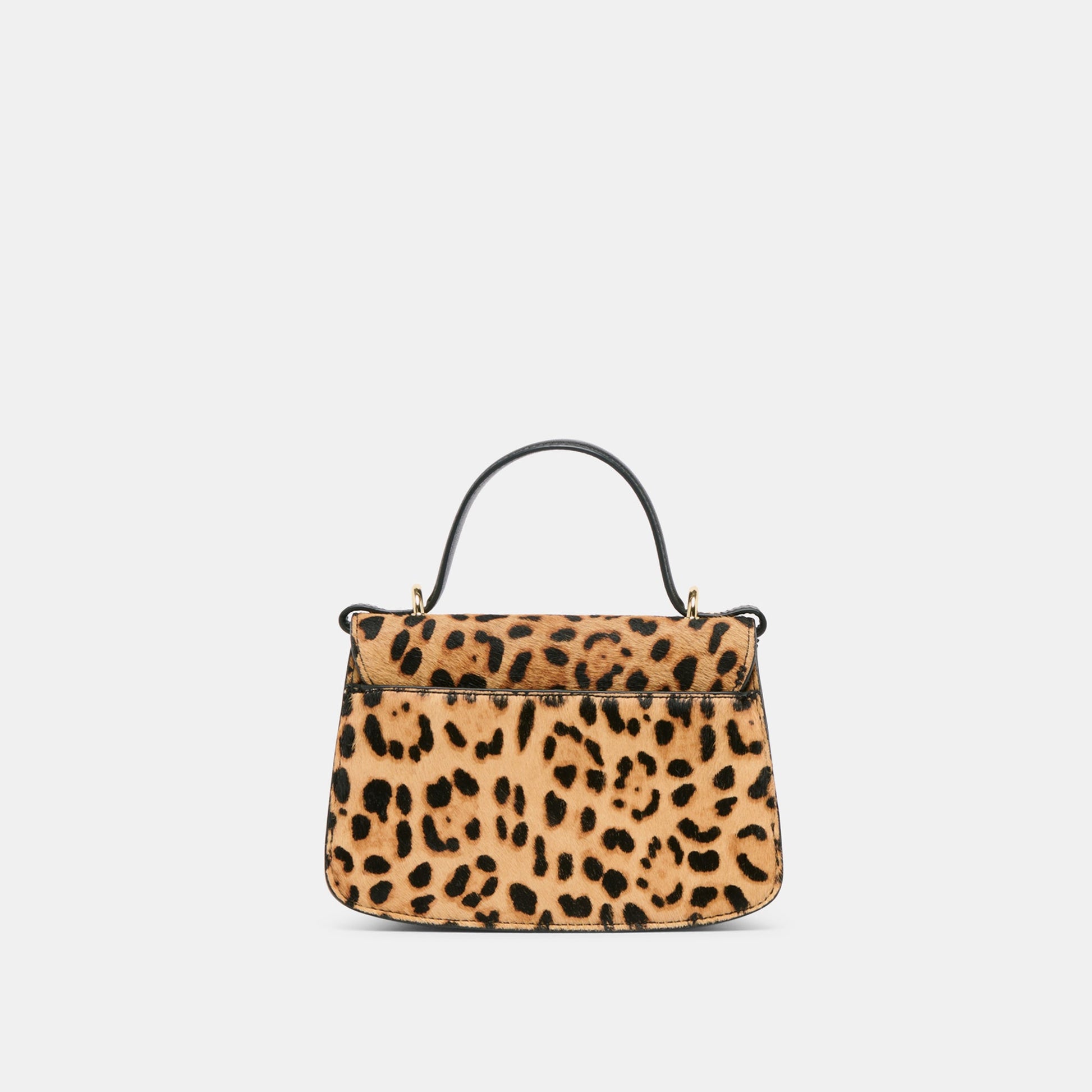 Lucia Leopard Calf Hair Crossbody - Dolce Vita