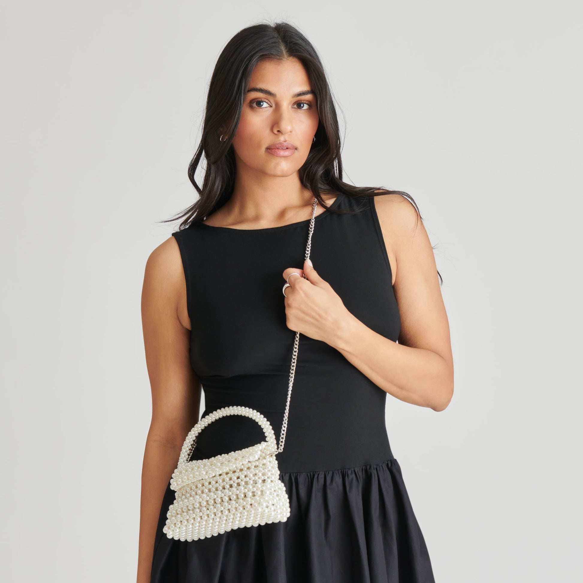 Elloise Handbag in Pearl - Dolce Vita Stylish Purse - Dolce Vita