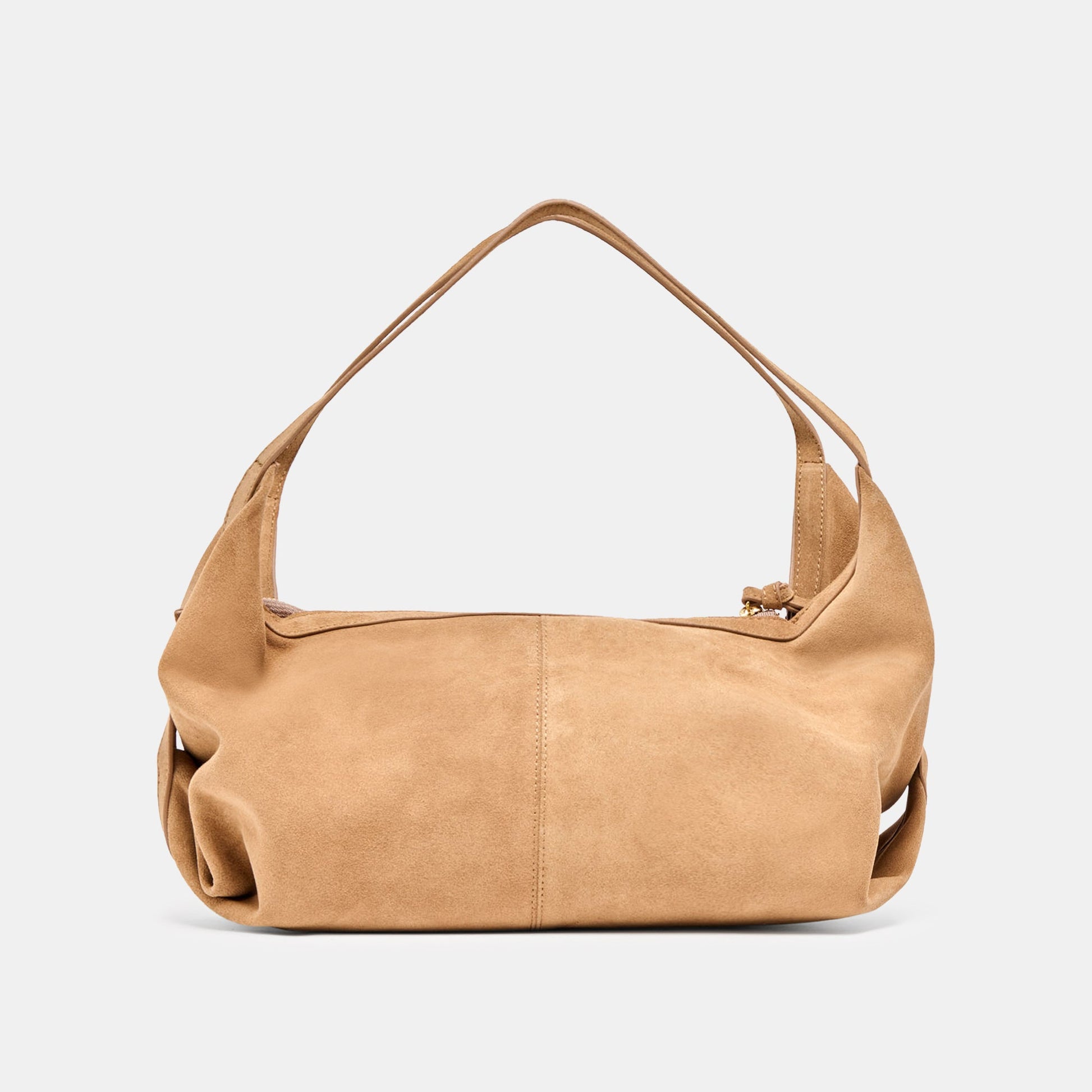 Billy Camel Suede Shoulder Bag - Dolce Vita