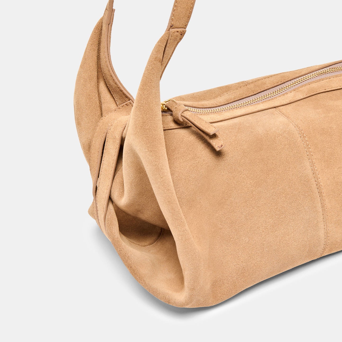 Billy Camel Suede Shoulder Bag - Dolce Vita