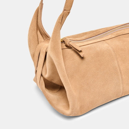 Billy Camel Suede Shoulder Bag - Dolce Vita